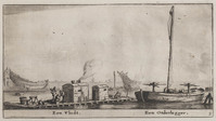KG 08734
<br/>
Een vlodt, Een onderlegger
<br/>
<em>Nooms, Reinier (1623/4-1664)</em>
